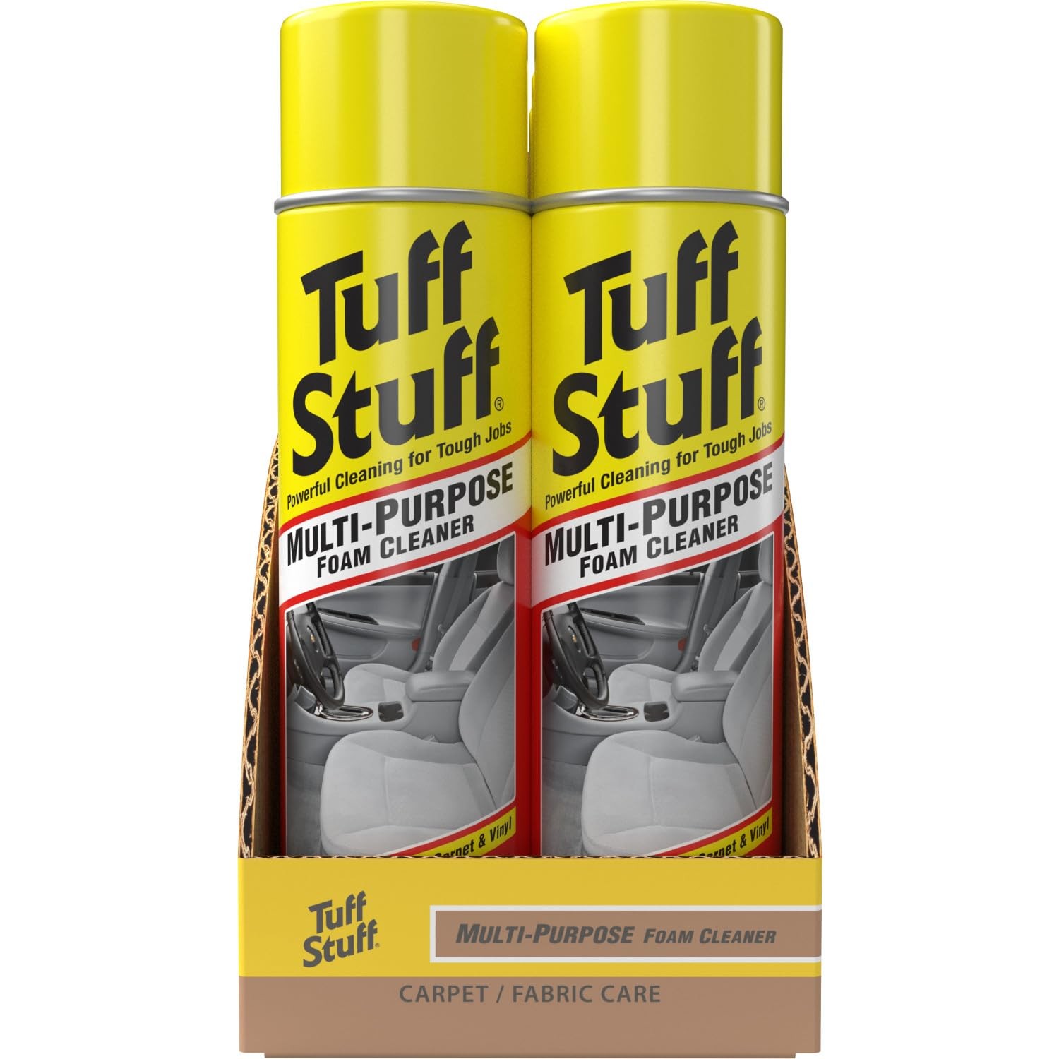 Tuff Stuff Multi-Purpose Foam Cleaner, Use on Car Interior, Furniture, Carpet,