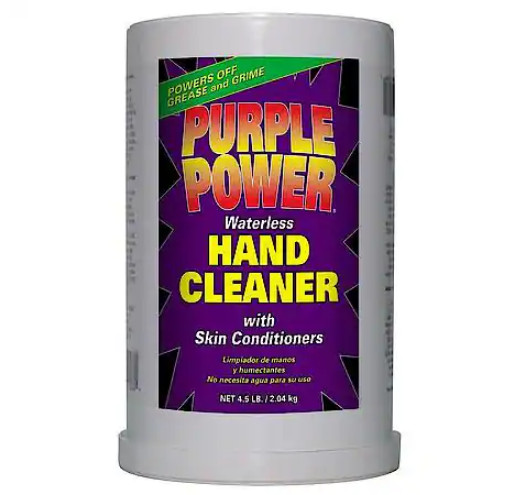 Lot of 3 Purple Power Heavy-Duty 4.5 lb Hand Cleaner Cream Grease Remover AU49