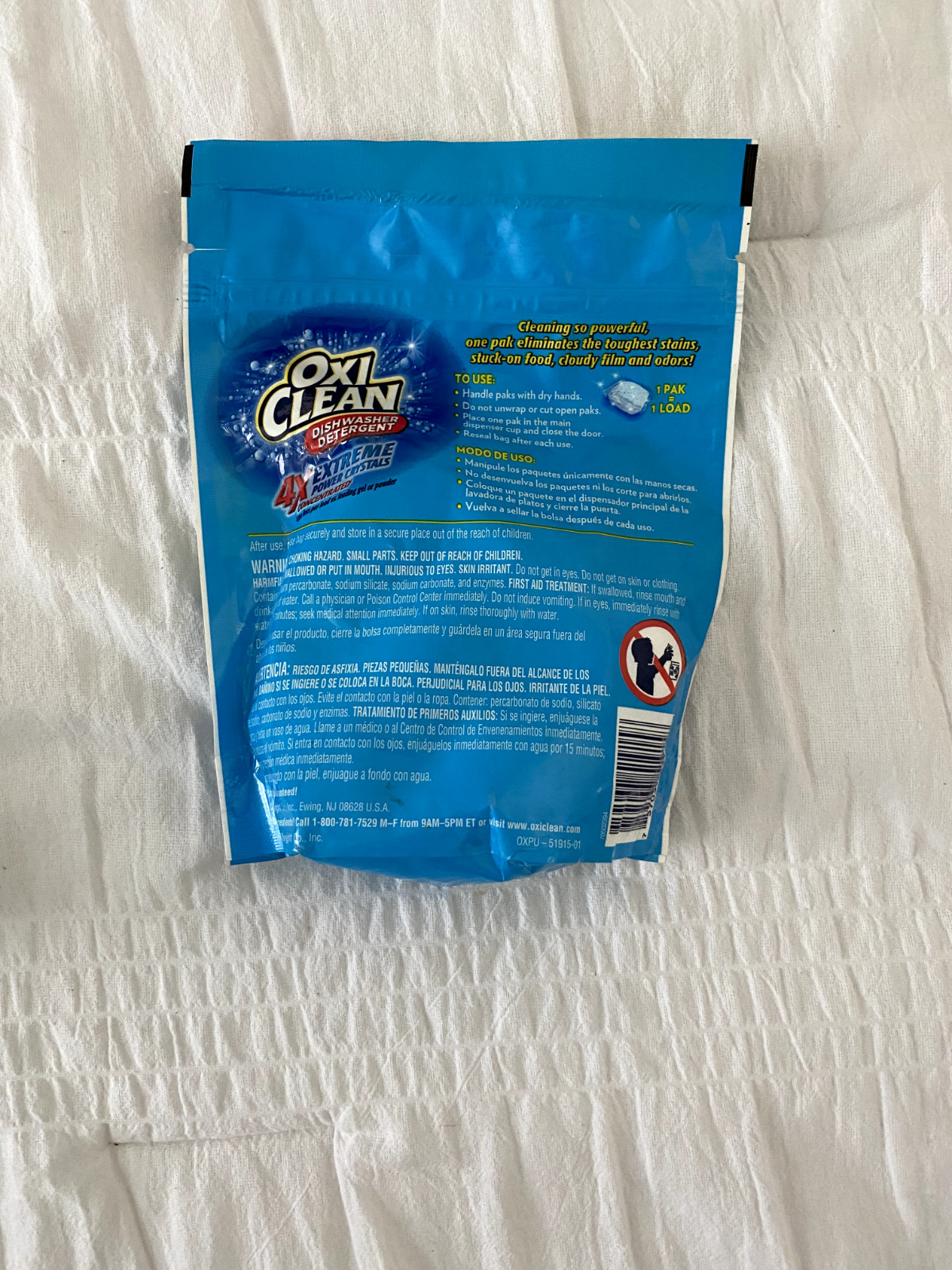 NEW Oxi Clean Dishwasher Detergent 4X Extreme Power Crystals 16ct DISCONTINUED
