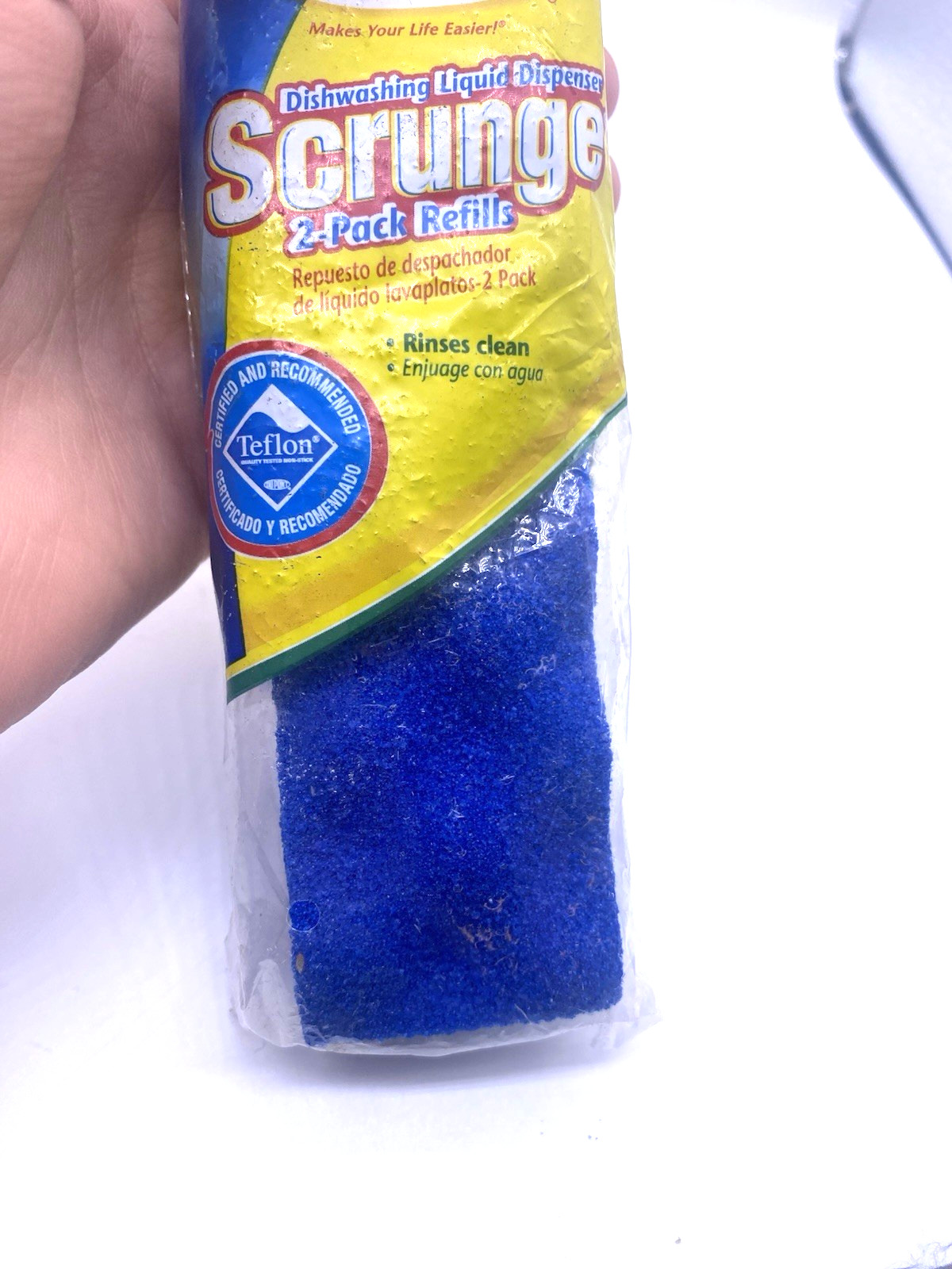 O Cedar Scrunge Dishwashing Liquid Dispenser 2 Pack Refill NEW
