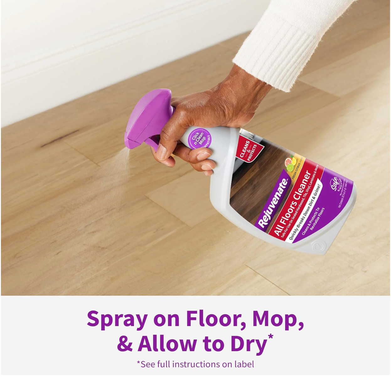 All Floors Cleaner Refill, Breaks Down Dirt and Grime, Cleans and Protects Floor