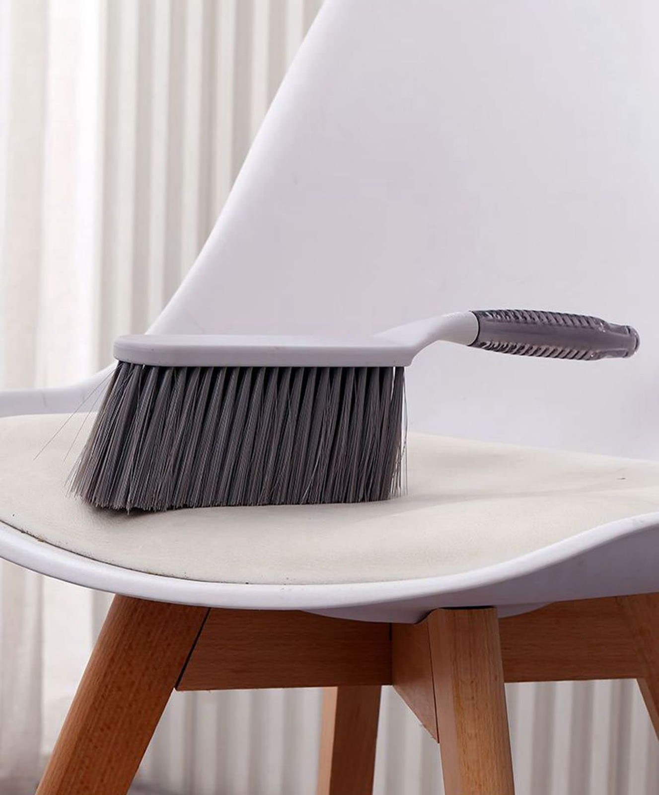 Dusting Brush 13″ Short Thick Firm Plastic Bristles Medium Handheld Broom Cleani