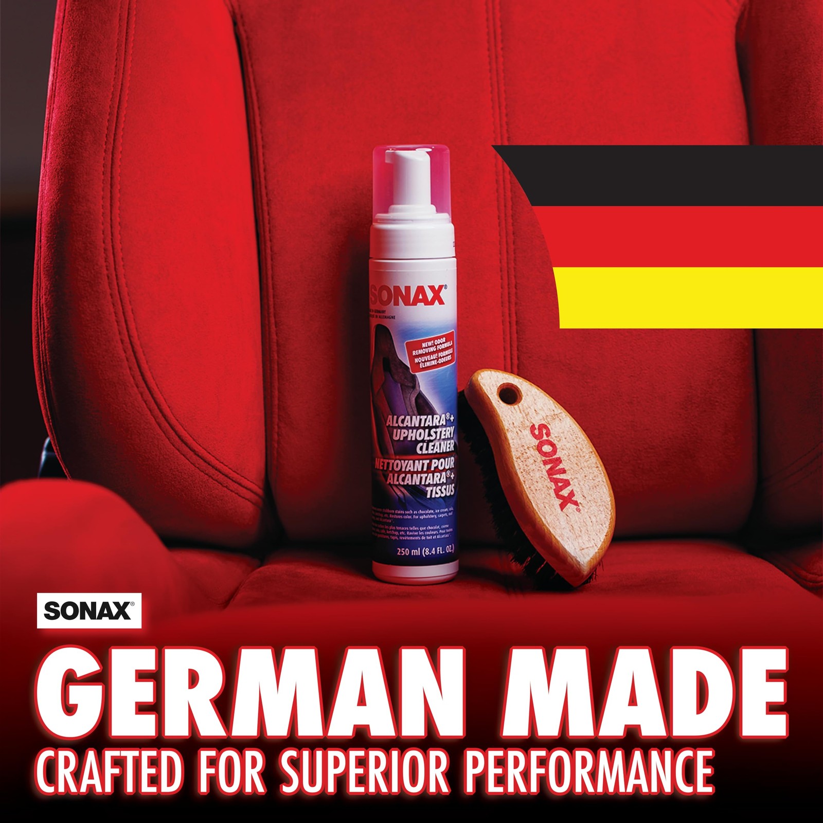 Upholstery And Alcantara Cleaner 206141 Foaming Alcantara synthetic Suede Cl