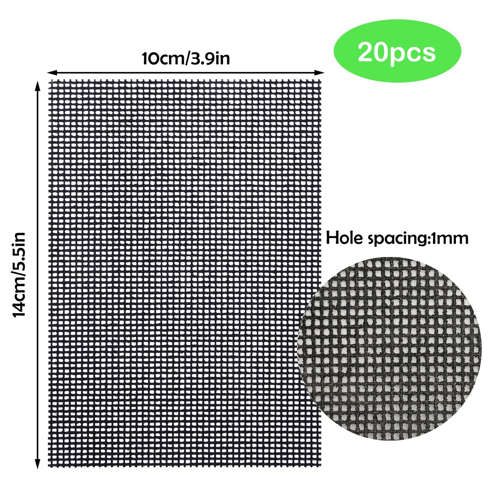 10Pcs Cleaning Screens for Toilets Cleaner Hard Water 5.5 x 4 Inch Flexible S…