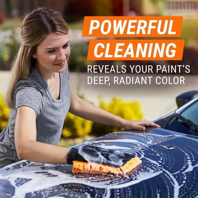 Car Wash Wax Ultra Shine Mirror-Like Finish Foam Cleaner 64oz Non-Corrosive New