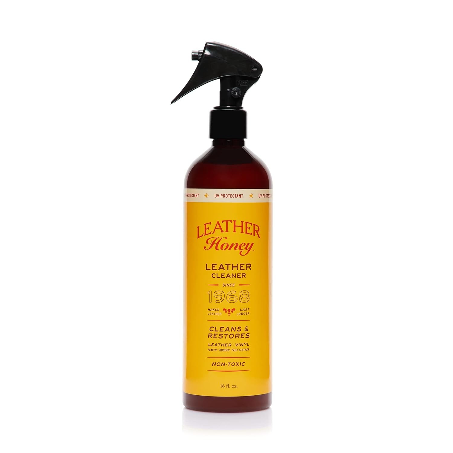 Leather Honey Leather Cleaner Spray UV Protectant Non-Toxic Made USA 8oz