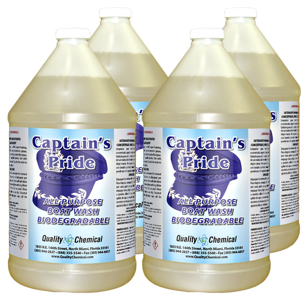 Captain’s Pride Boat Wash – 4 gallon case