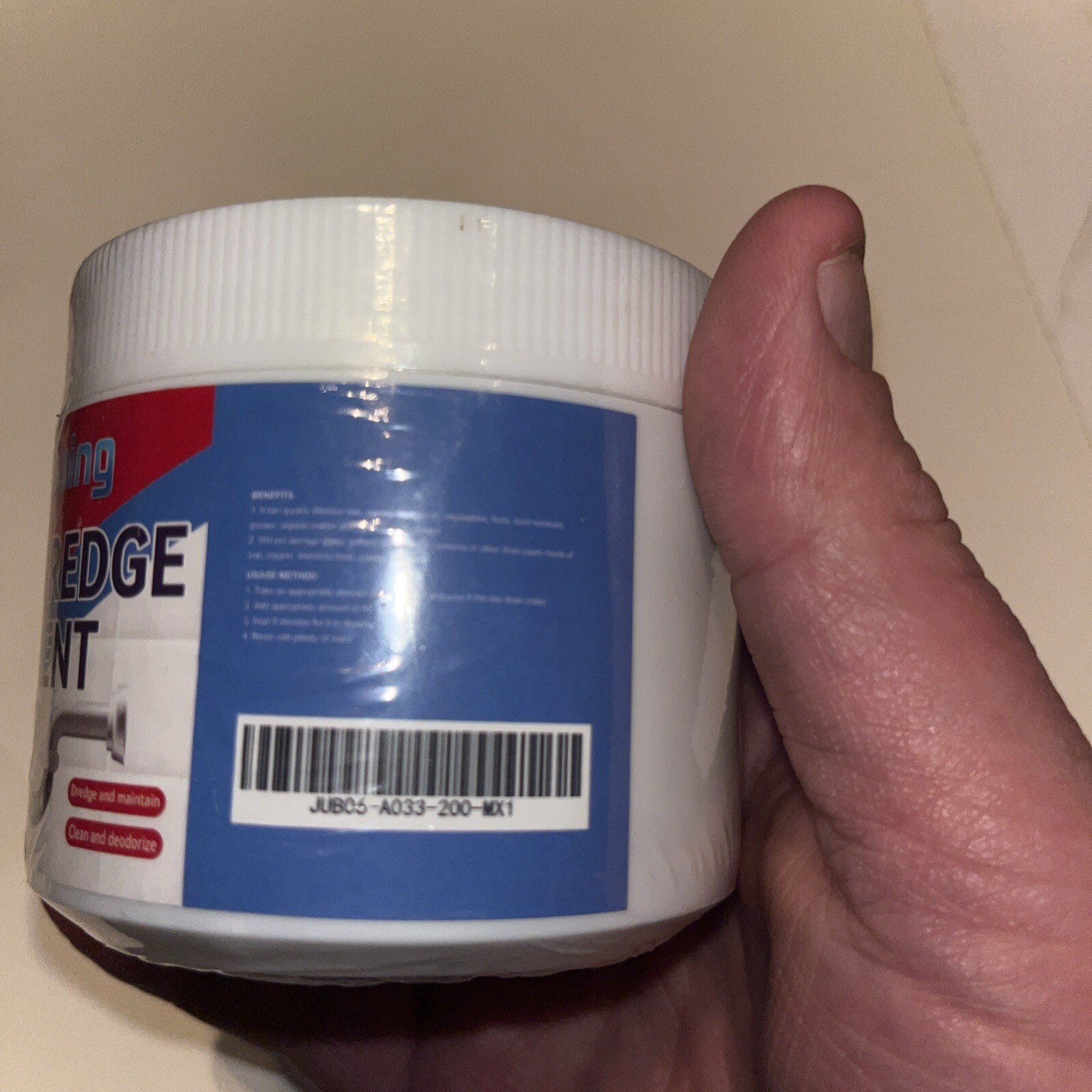 200g Powerful Pipe Dredging Agent Sink Drain Pipe Dredge Agent Powder Brand New