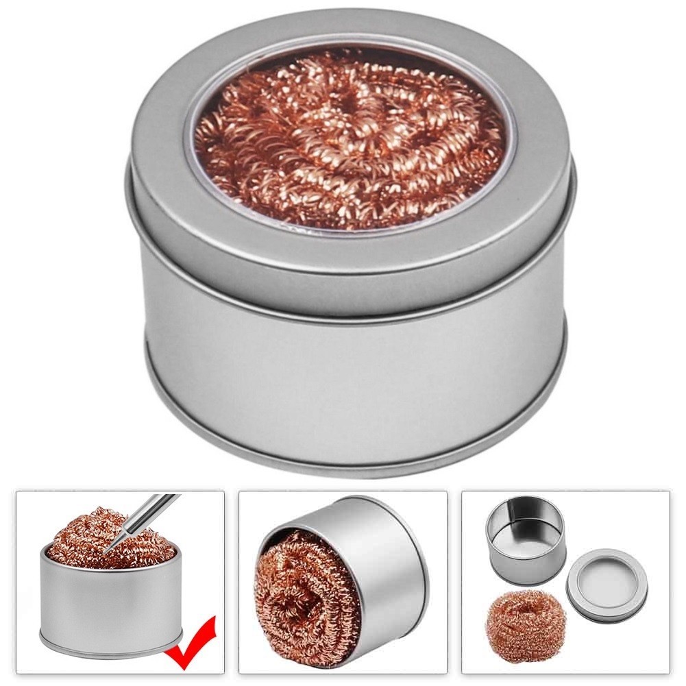 For Clean Soldering Iron Tip Cleaning Ball With Box 1pcs Flexible And Soft