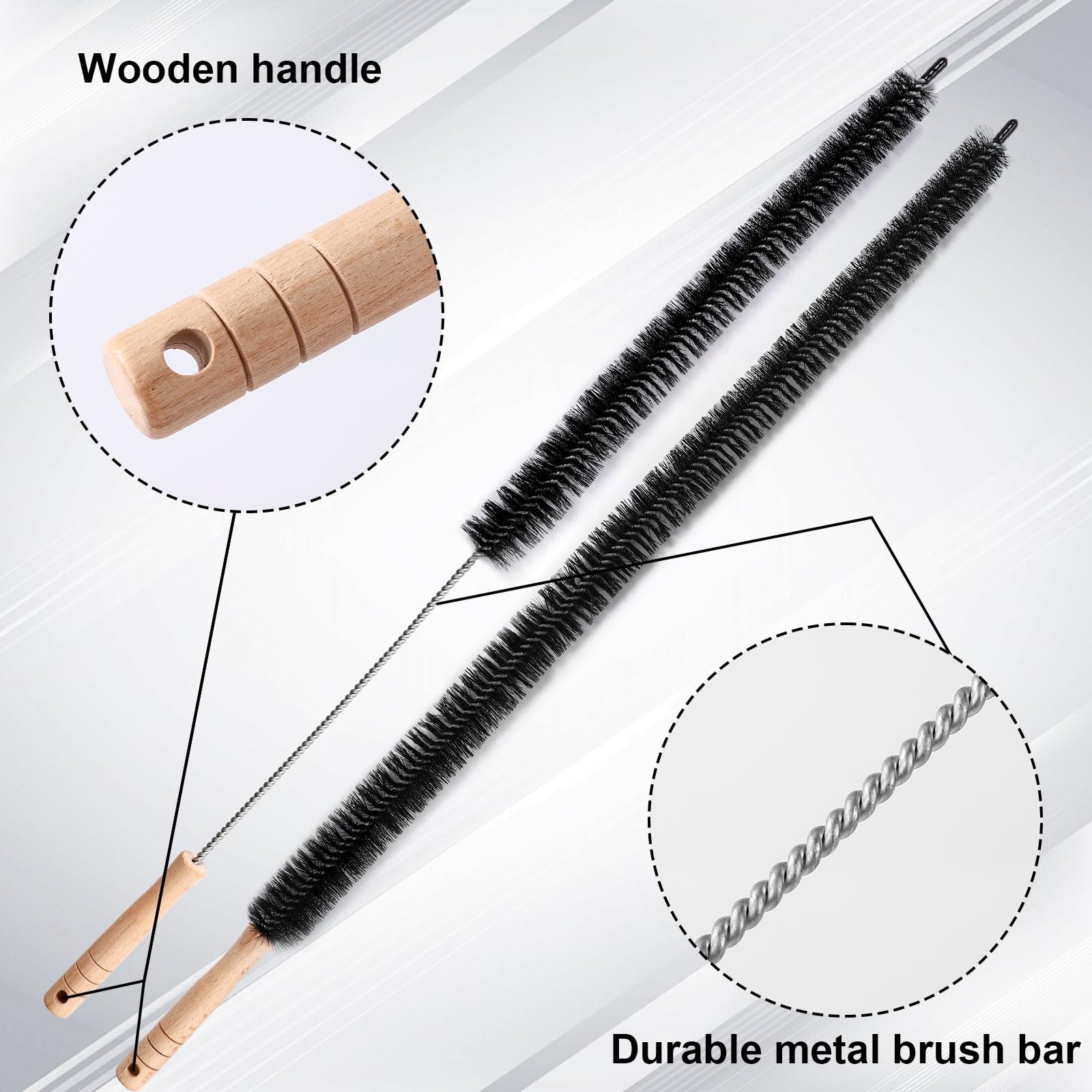 2pcs Bendable Radiator Brush, Include 1pcs Long Brush Head Radiator Dusters a…