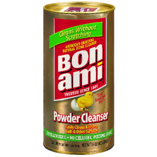 Bon Ami 04410 No Scent Powder Cleaner 14oz Multi-Surface Pack of 12