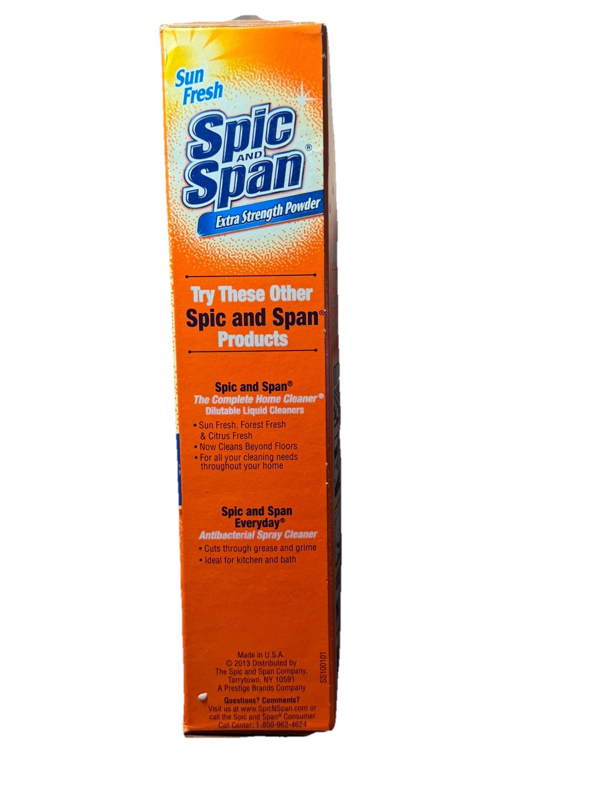 Spic and Span Extra Strength Powder SUN FRESH 27 oz NEW Sealed