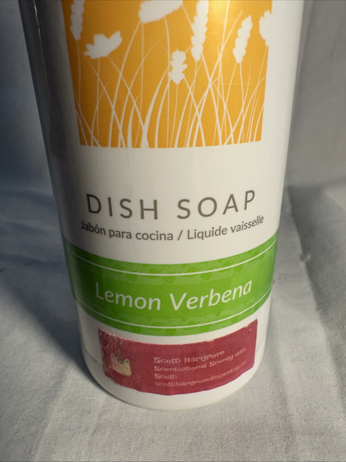 Scentsy Dish Soap Lemon Verbena Scent 16 fl. oz. NEW