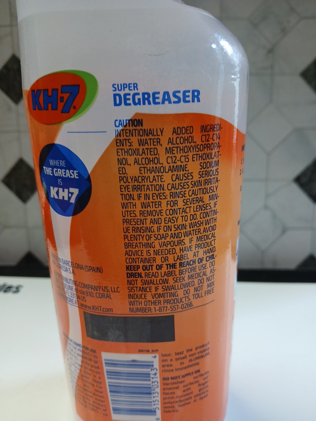 Heavy Duty Degreaser for Oven, Stove, Grill, Food Surfaces, Vehicles, Clothing