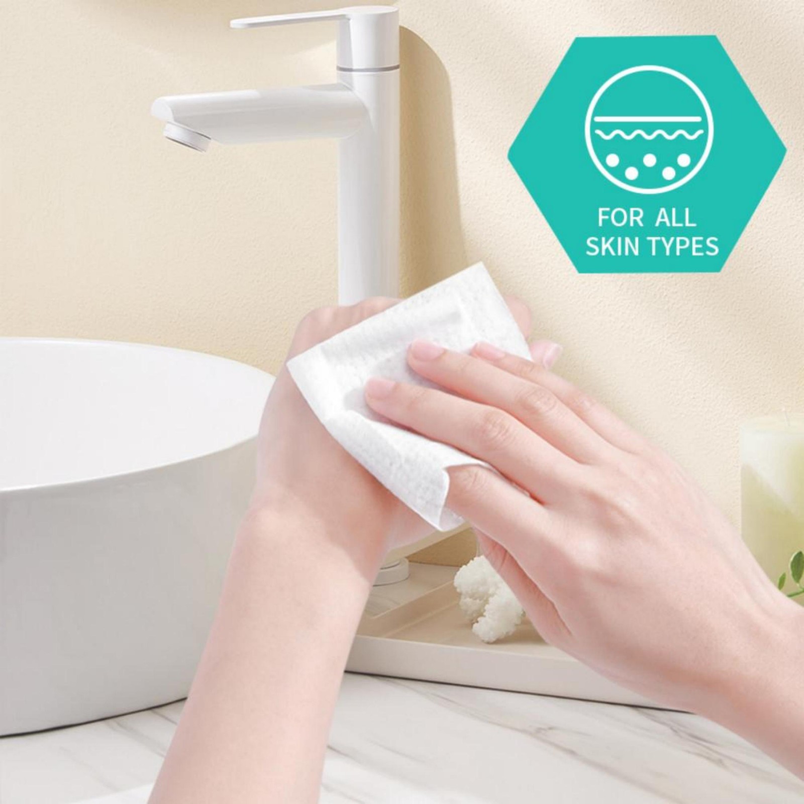 Mioszzi Multi-Surface Cleaning Wipes for Office Desk，Quick Dry ，Electronics Safe