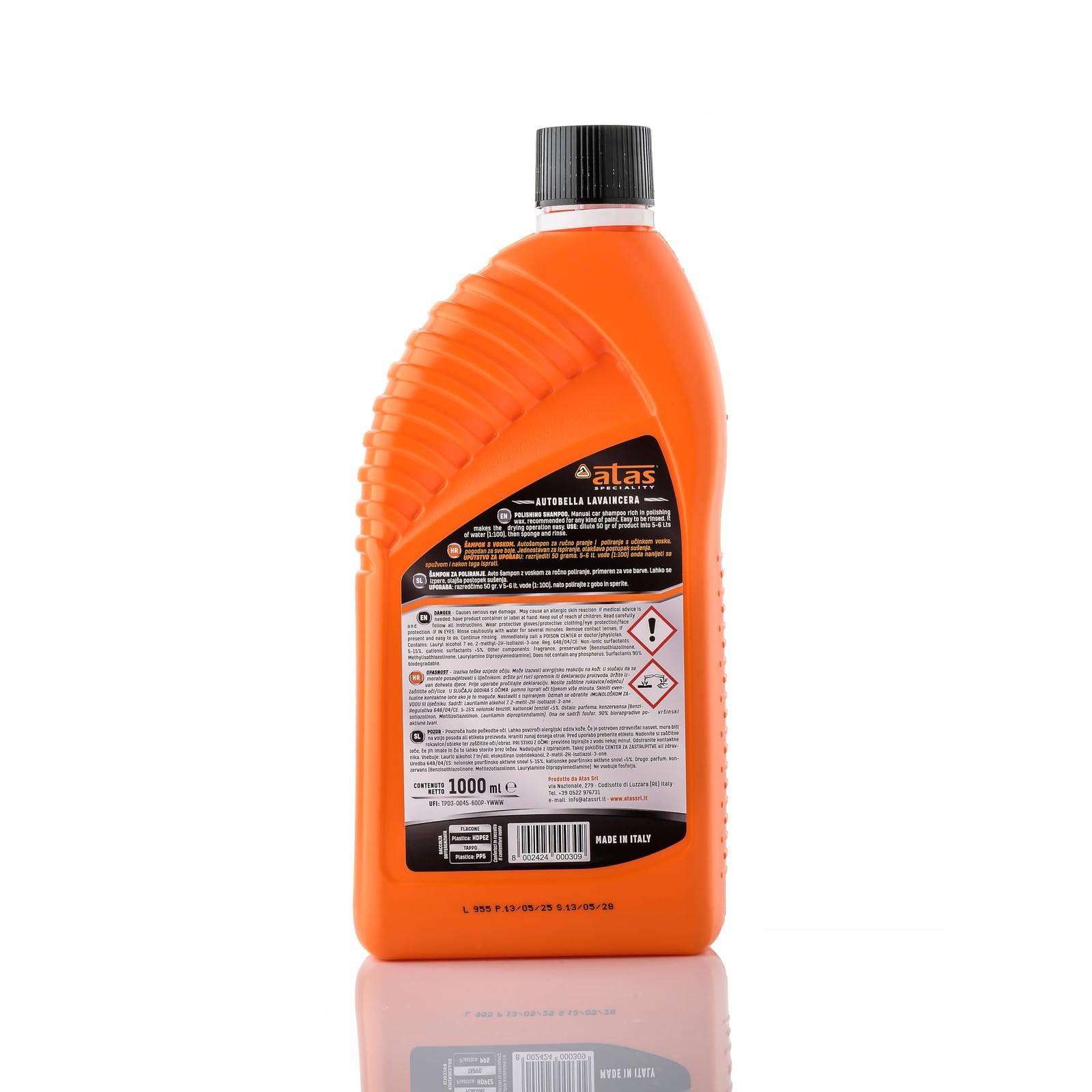 pH Neutral Car Wash Soap High Foaming Wax Safe Ceramic Glossy Finish 33.8 Oz