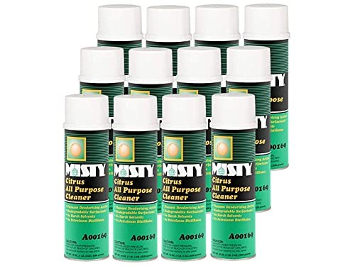 MISTY Citrus All-Purpose Cleaner – 19 oz (Case of 12) 1001583 – Biodegradable