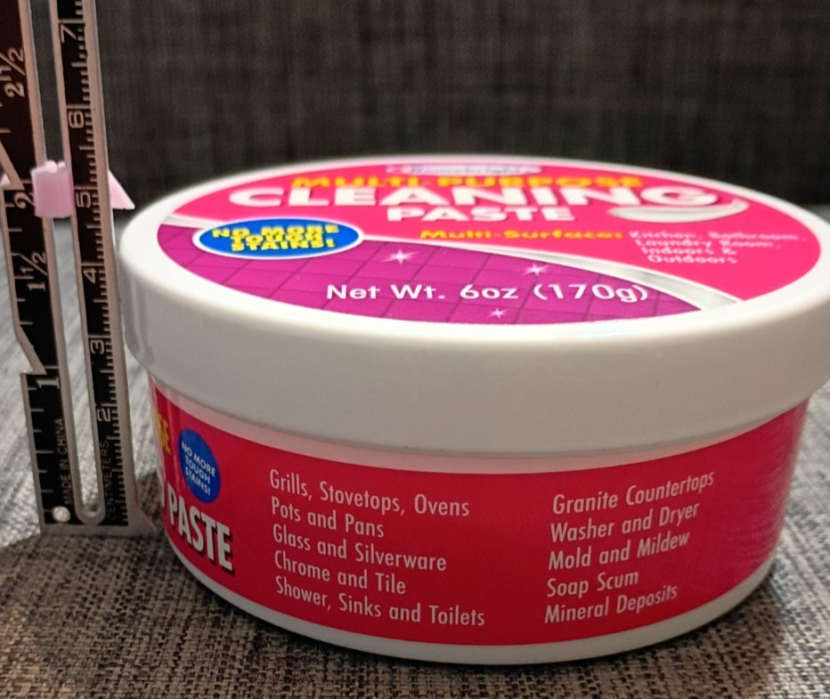 Multi-Purpose Cleaning Paste Home Kitchen Bathroom Laundry Supplies 6oz (3 Pack)