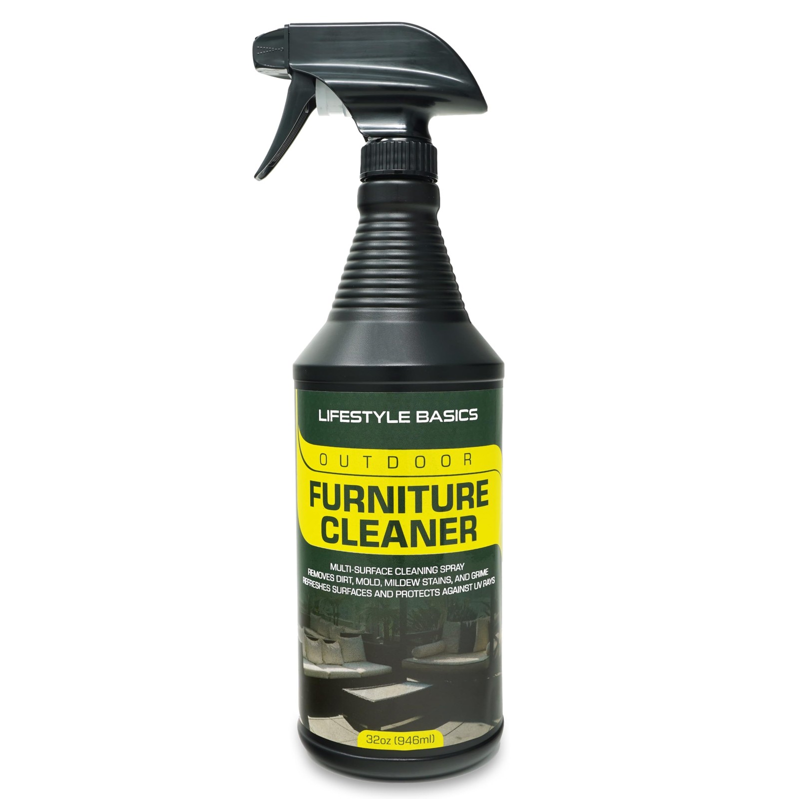 Outdoor Furniture Cleaner + UV Protectant 32 Ounces | Stain Remover for Vinyl…