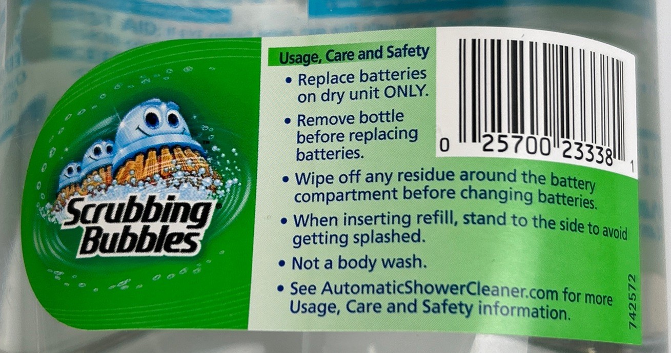 Scrubbing Bubbles Automatic Shower Cleaner Refill – 34 oz. Fresh Clean