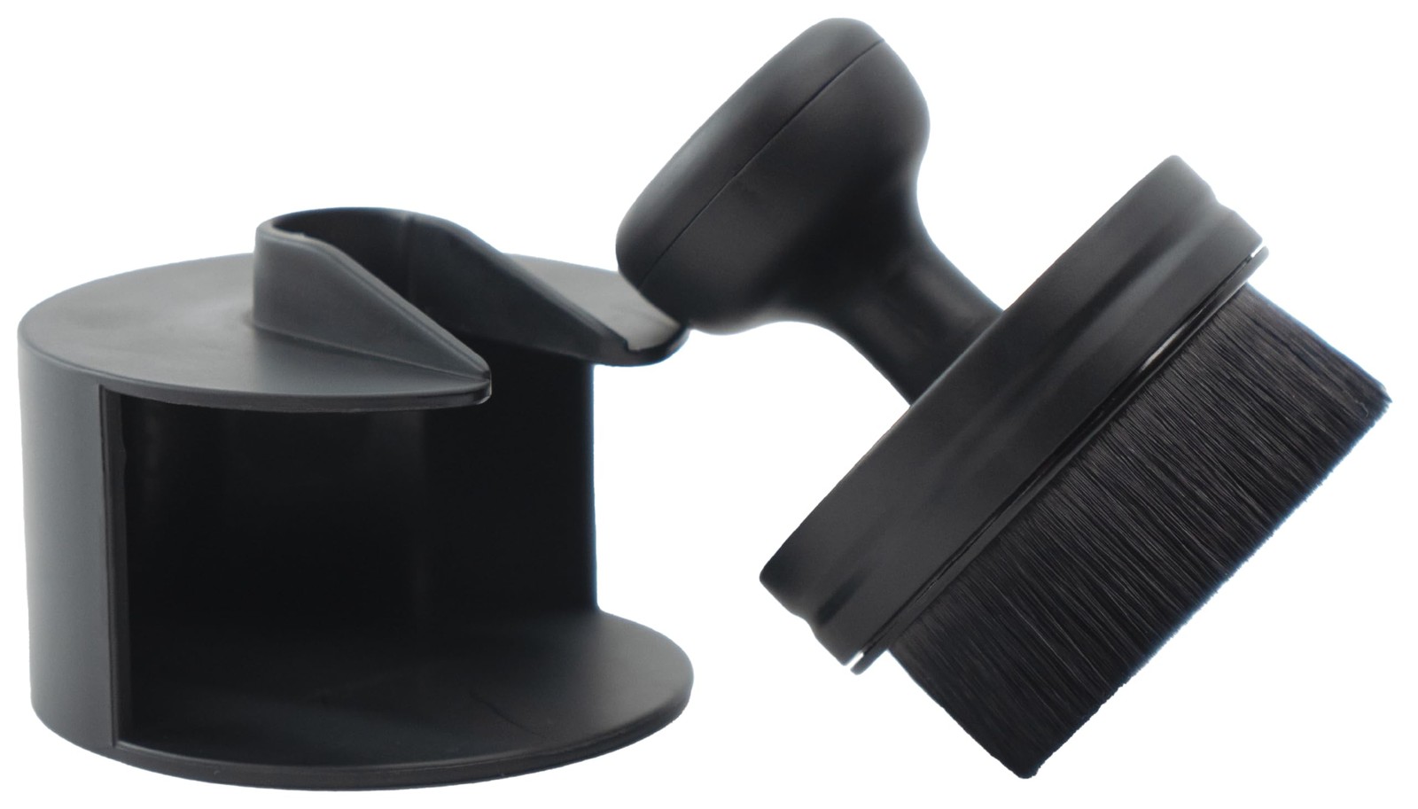 Tire Shine Applicator Brush Soft Bristle Storage Stand Auto Detailing 2.3 Inch