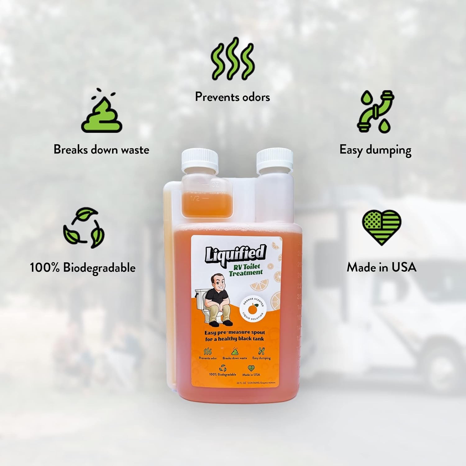Toilet Treatment – Black Holding Tank Style: OrangeSize: 16 Fl Oz (Pack of 1)
