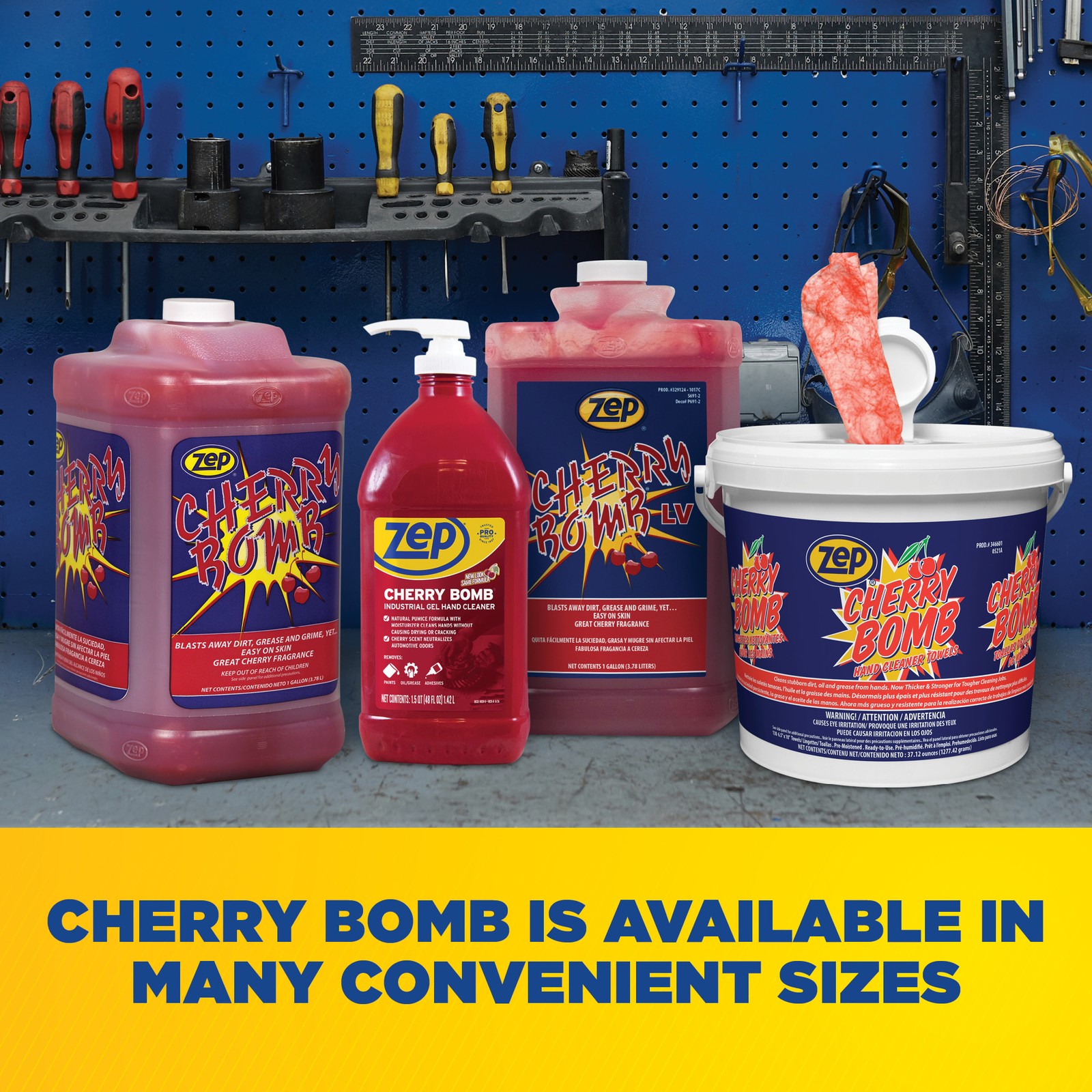 Zep Cherry Bomb Industrial Hand Cleaner Gel Refill – 20 Gallon (1 Drum) 95150 –