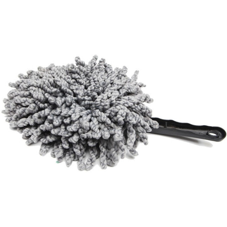 1Pc Super Soft Microfiber Car Dash Duster Brush Car Cleaning Home Kitchen C Gray
