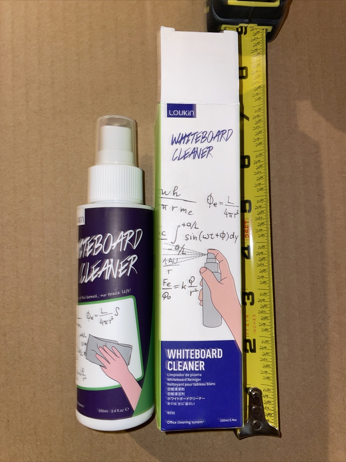 LOUKIN WHITEBOARD CLEANER 3.4 oz.