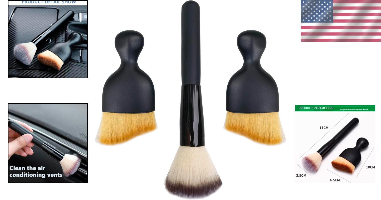 Compact Microfiber Duster Brushes – Ideal for Keyboards, Screens, and Interiors