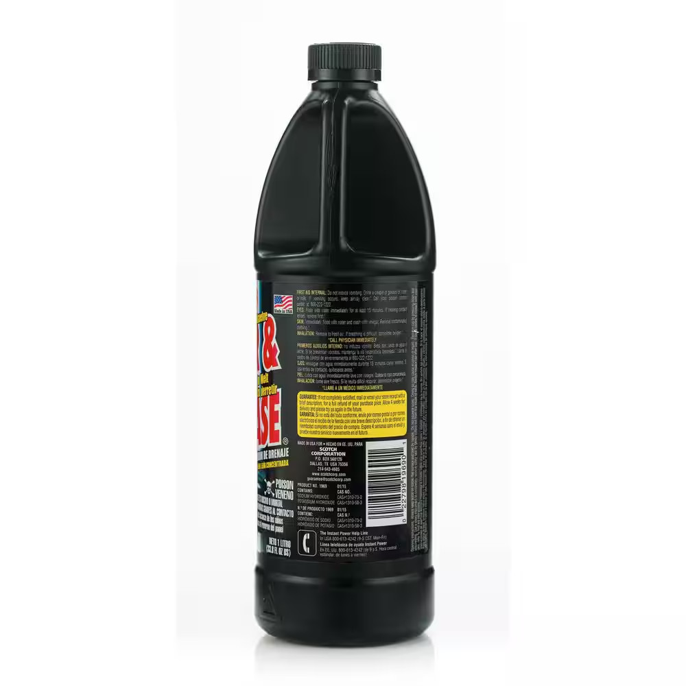 33.8 Oz. Hair and Grease Drain Cleaner
