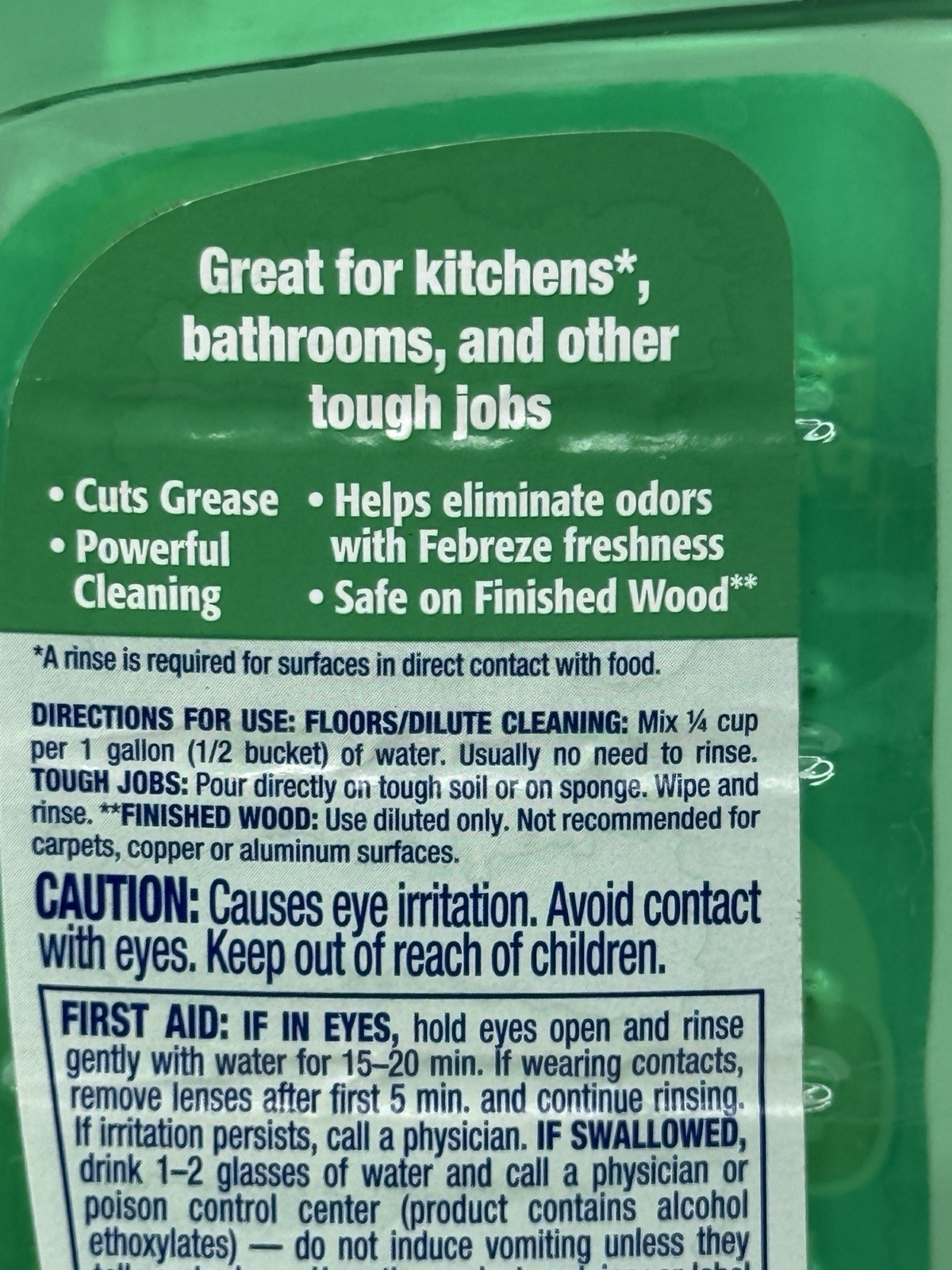 Mr. Clean Febreze Hawaiian Aloha & Meadow Rain Multi-Surface Cleaner Set 40oz
