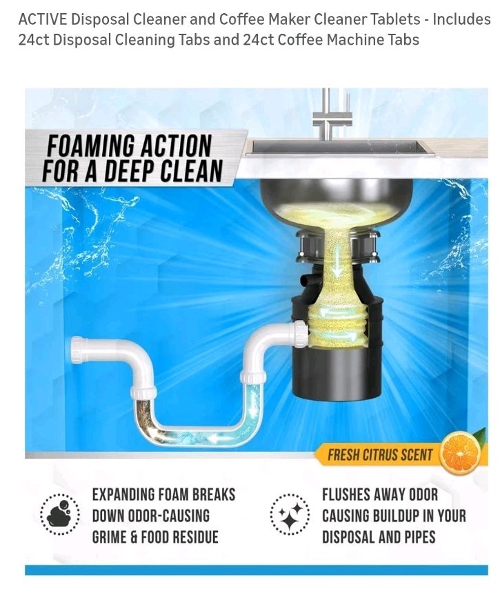 Active Disposal & Coffee Maker Cleaner