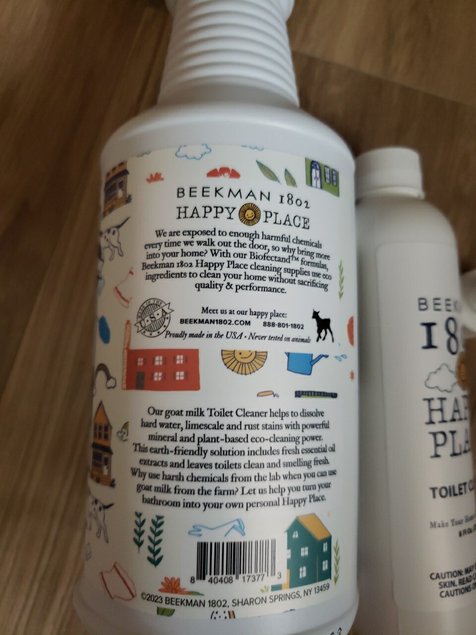 Beekman 1802 Happy Place Toilet Cleaner Set White Pine Scent 40 oz Sealed