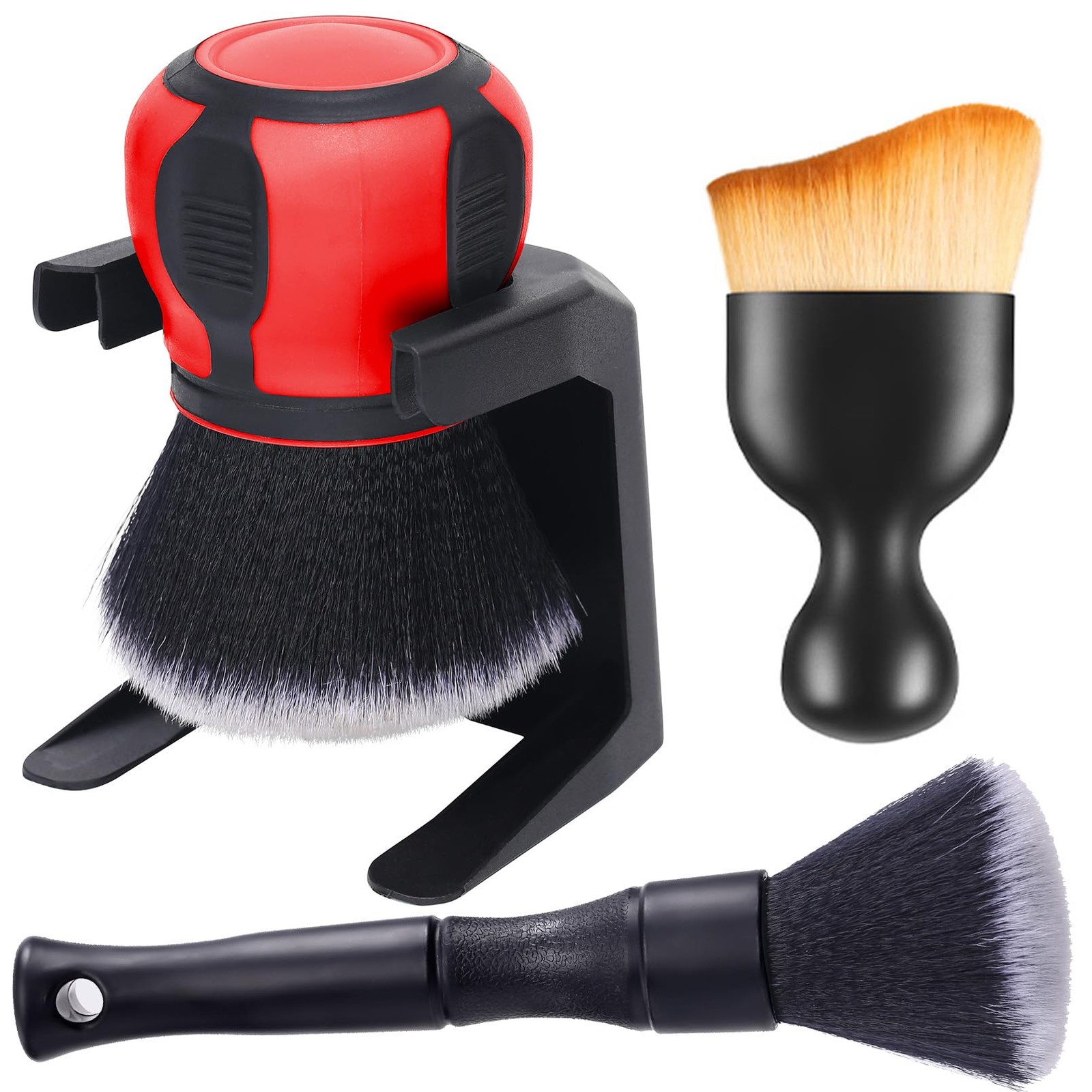 Car Ultra Soft Bristles Detailing Brushes, Curveball XL Synthetic Brushes, In…