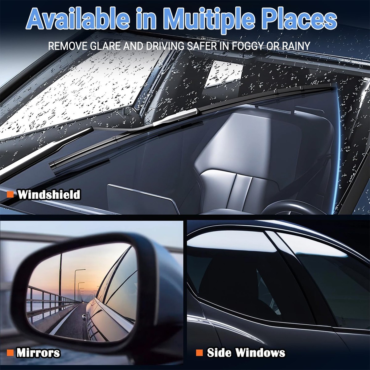 2025 New For Car Window Glass Automotive Oil Film Cleaner Car Windshield Cleaner