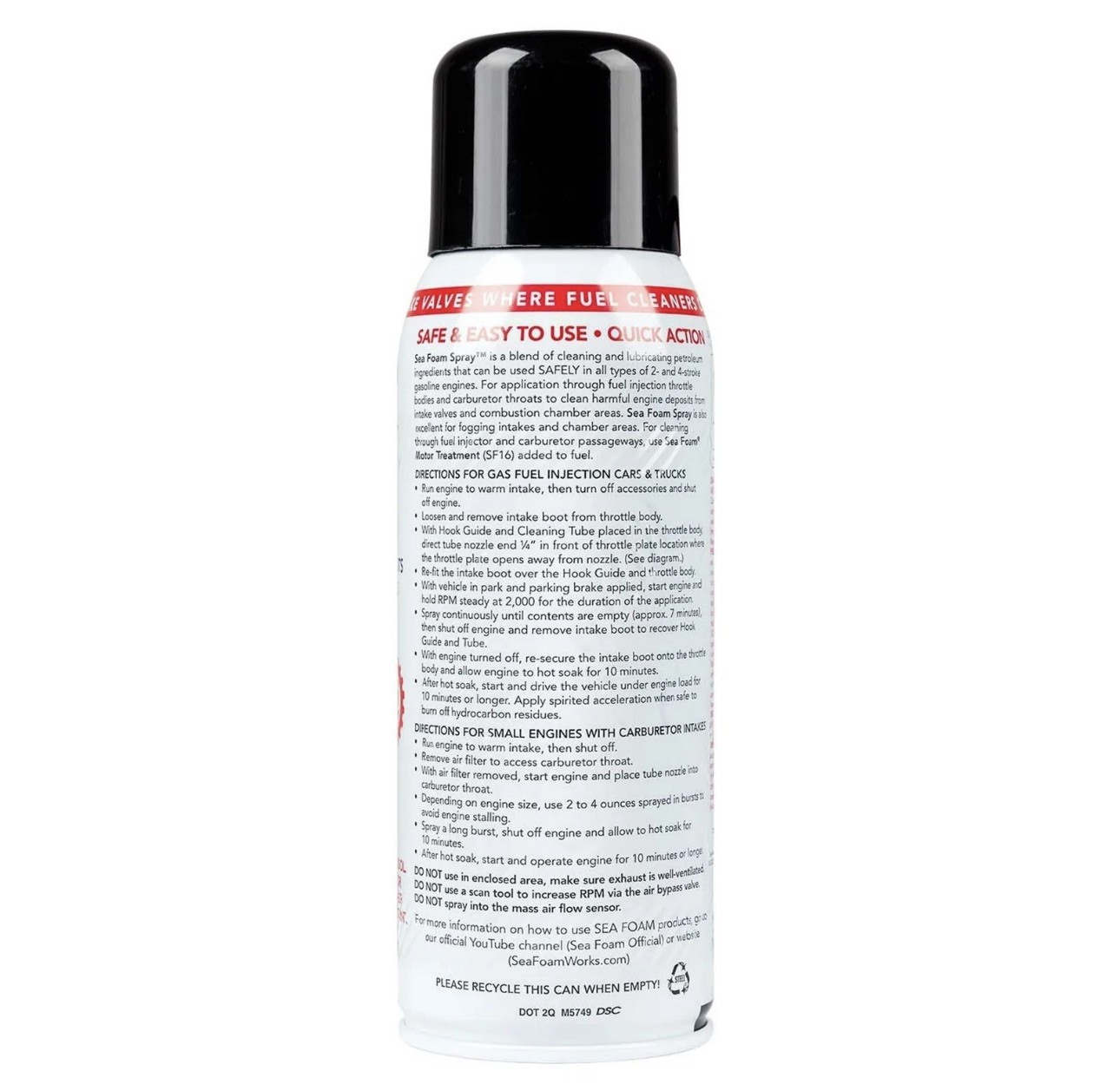 Sea Foam SS14 Cleaner and Lube Spray, 14 oz