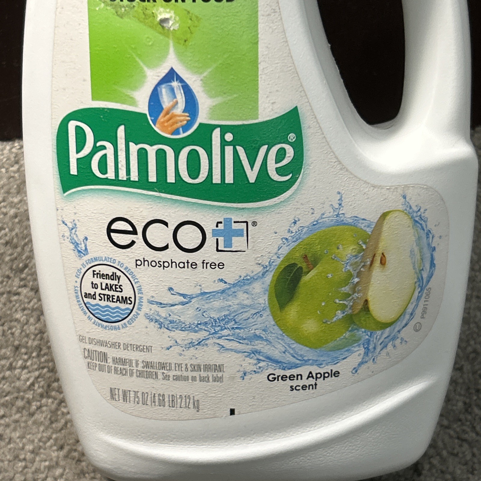 Palmolive ECO+ Gel Dishwasher Detergent Green Apple Scent, 75oz JUMBO
