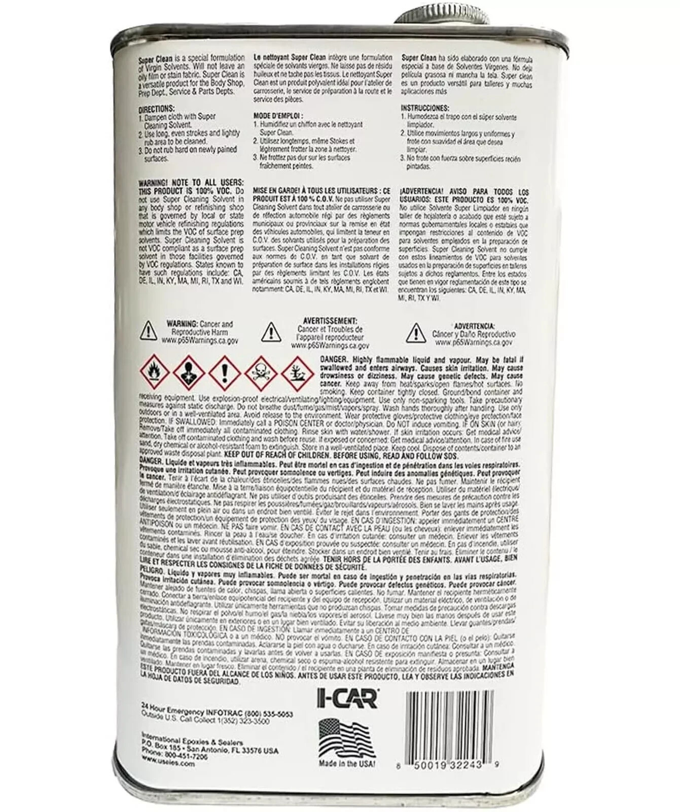 IES 1700 Super Cleaning Solvent 32 OZ – 1 Pack