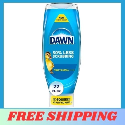Dawn EZ Squeeze Dish Soap Original 22oz Ultra Liquid Dishwashing Refill
