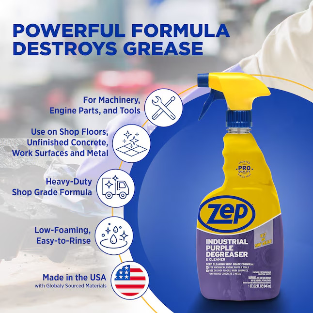 Zep Industrial Purple Degreaser and Cleaner 32 -oz Degreaser