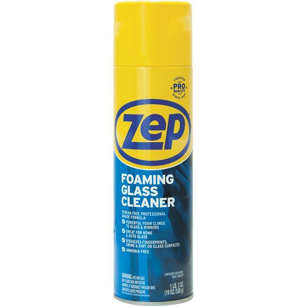 (12)-Zep Commercial Pleasant Scent Foaming Glass Windshield Cleaner ZUFGC19