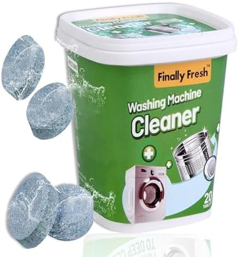 Finally Fresh Washing Machine Cleaner for Front Loaders & Top loaders, 20 Pac…