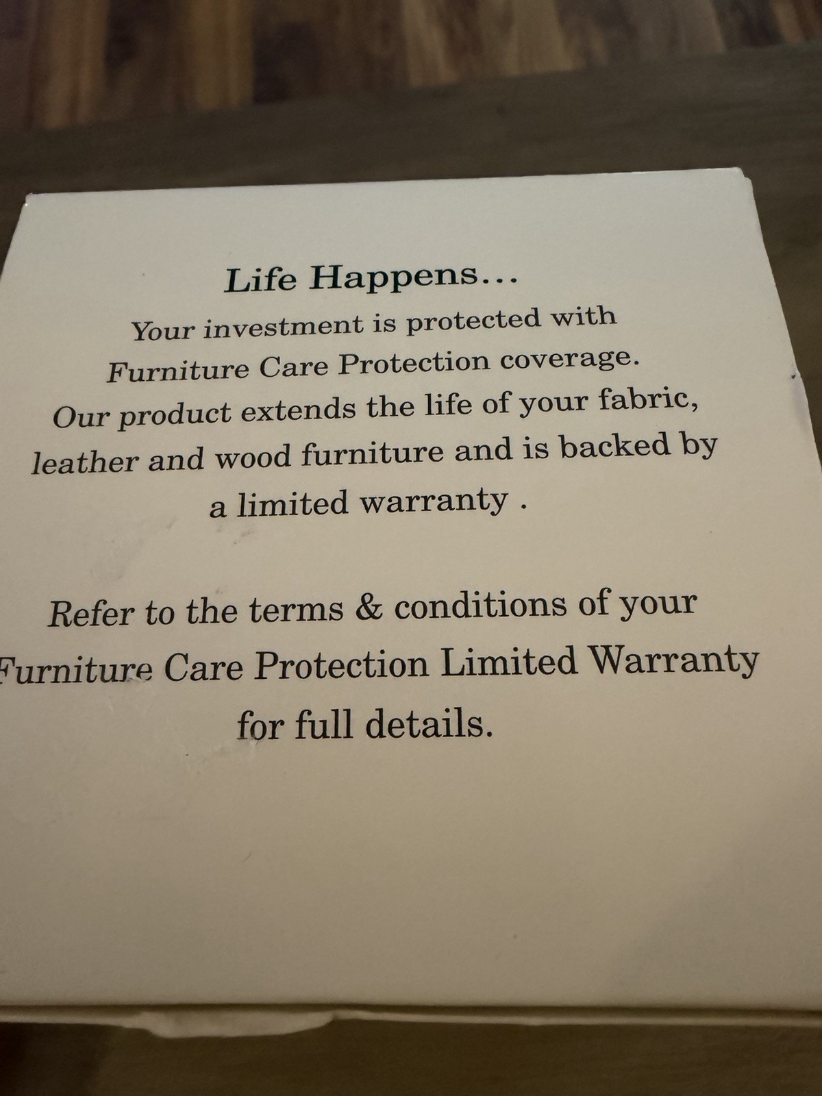 FCP Furniture Care Protection kit 4 Piece Kit And A Sponge.