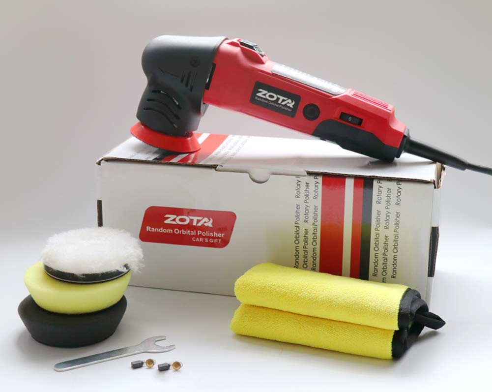 Orbital Polisher – 3″ Dual Action Mini Polisher Kit with 13.1 ft Cord for Car…