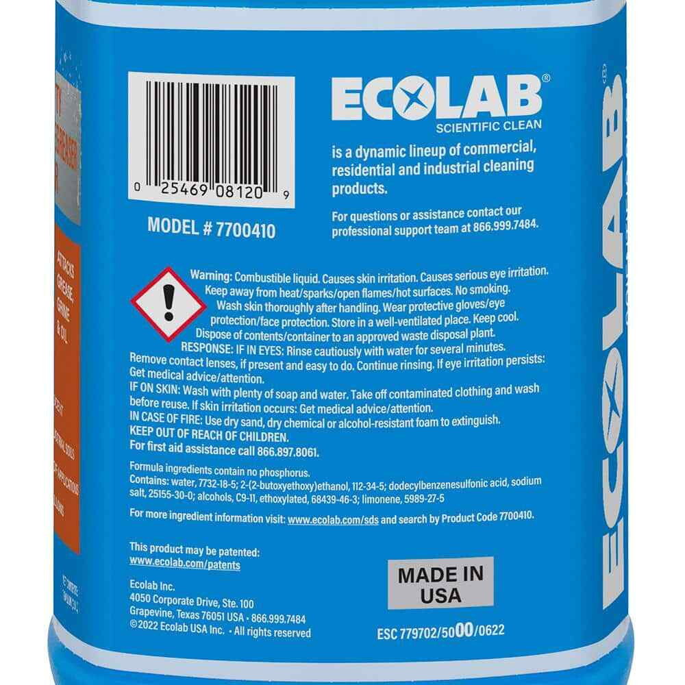 Heavy Duty Citrus Degreaser – Powerful All Purpose Grease & Grime Cleaner, 1 Gal