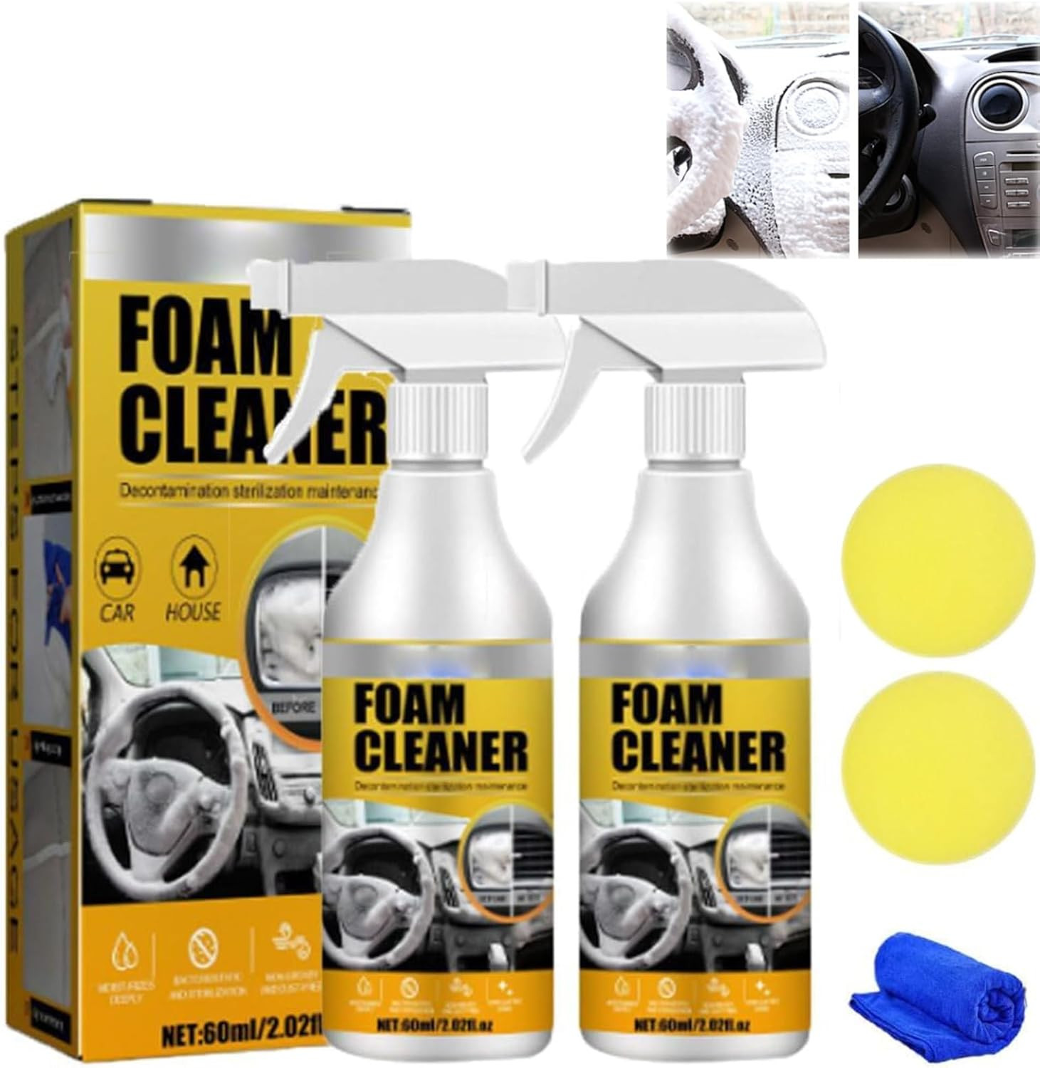 Multi-Purpose Foam Cleaner, 2025 New Multi-Purpose All around Master Foam Cle…