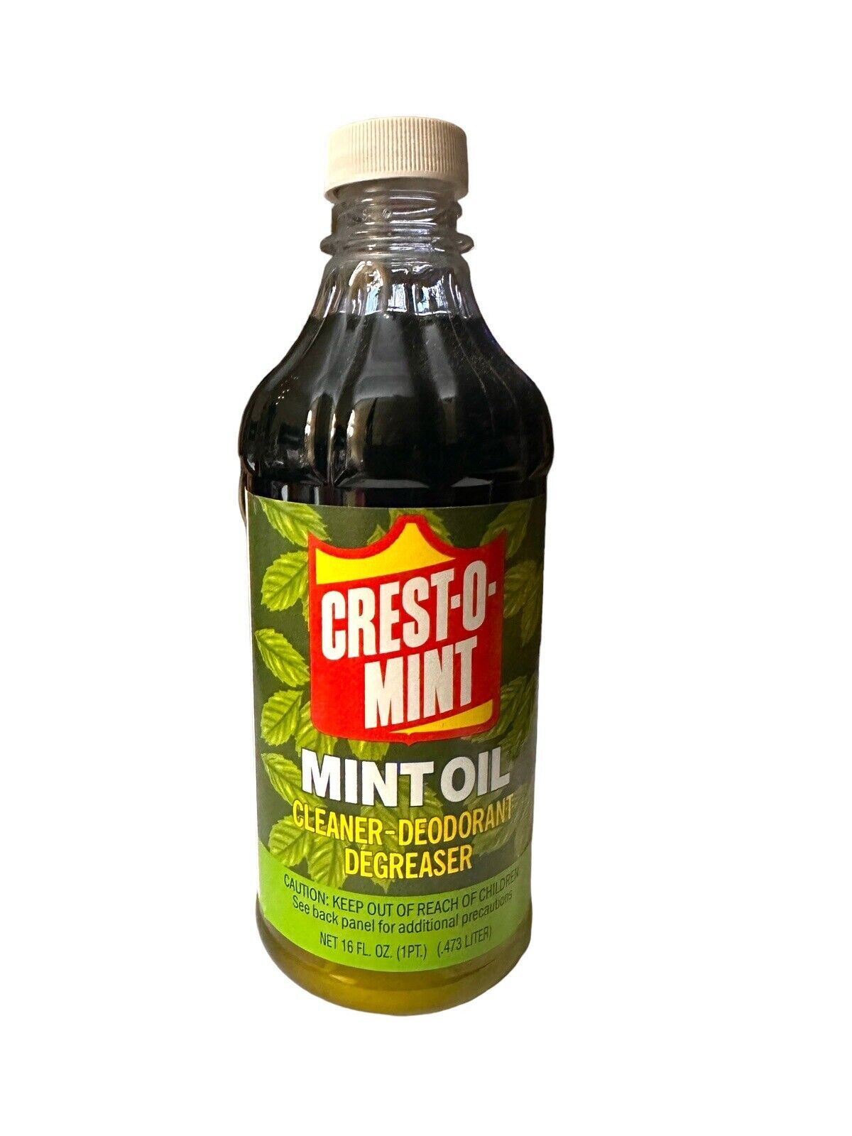 Crest-O-Mint Concentrated Oil Cleaner-Deodorant Degreaser Wintergreen, 16 oz