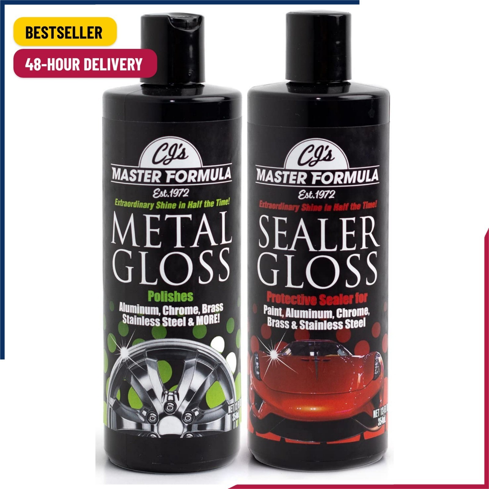 Original Master Formula Metal Gloss and Sealer Gloss Detail Polish and Sealer –