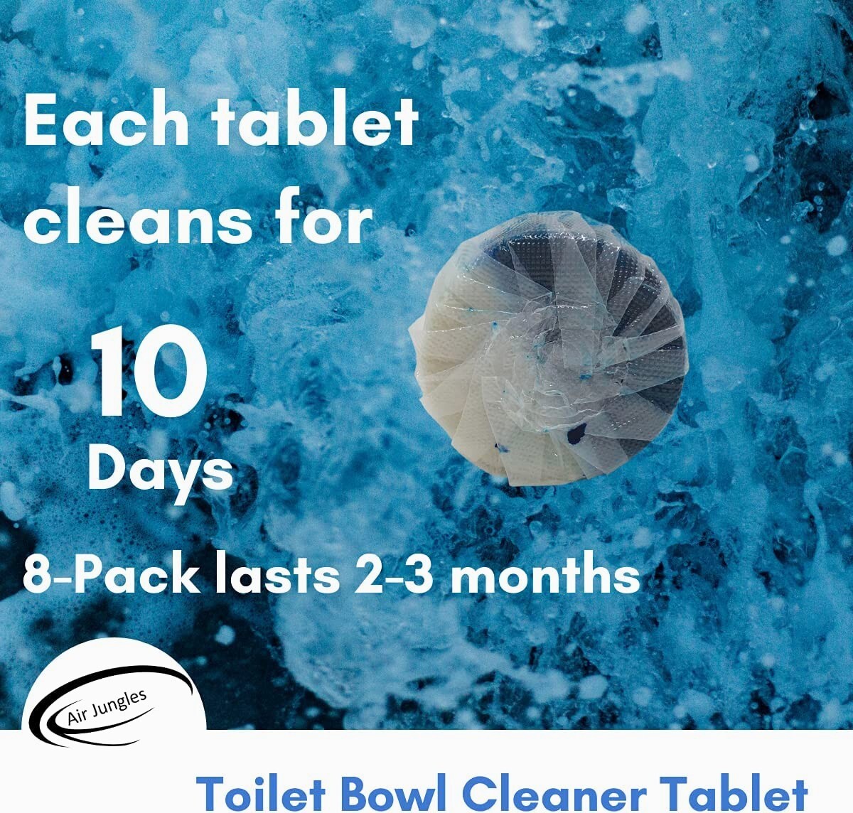 Air Jungles Automatic Cleaner & Bleach Tablets (8 Packs)